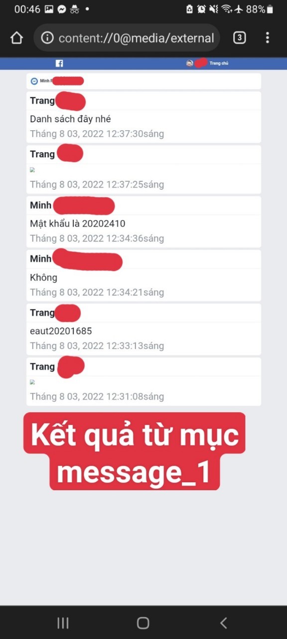 cách xem tin nhắn đã xóa trên messenger