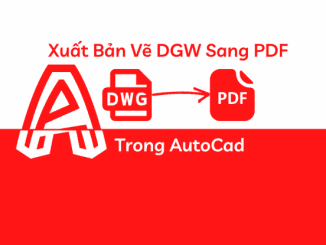 cách xuất bản vẽ cad sang pdf
