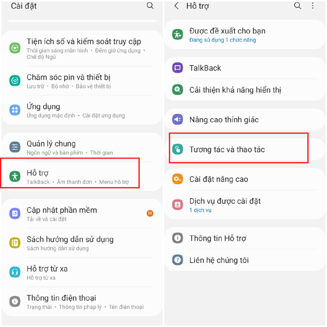 Chụp ảnh màn hình Samsung
