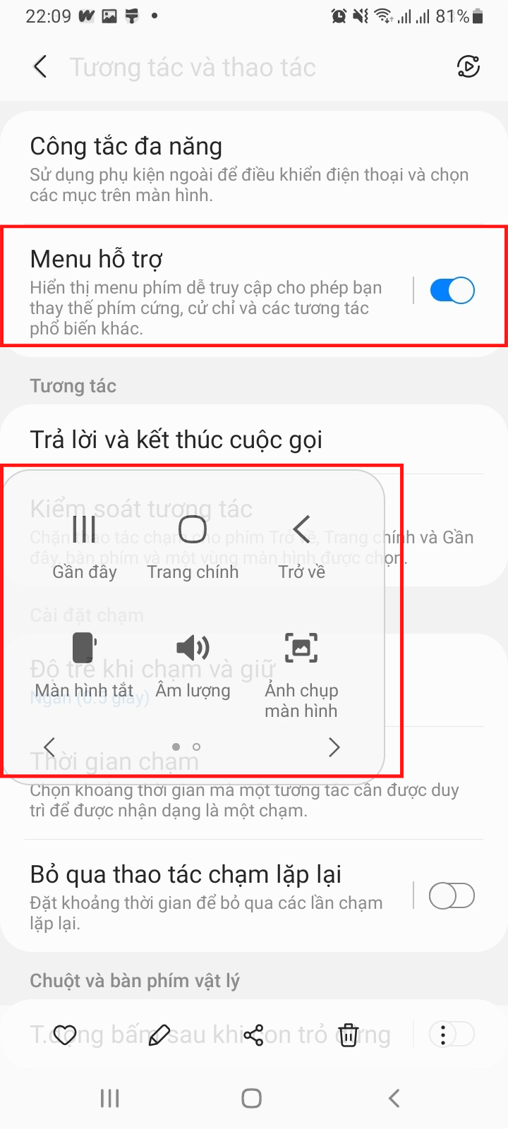 Chụp ảnh màn hình Samsung
