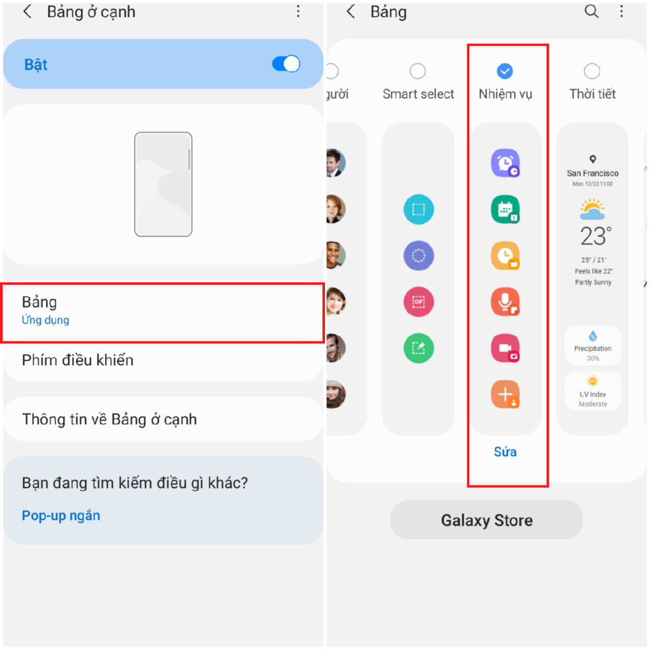 Chụp ảnh màn hình Samsung
