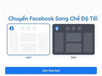 chuyển facebook sang chế độ tối