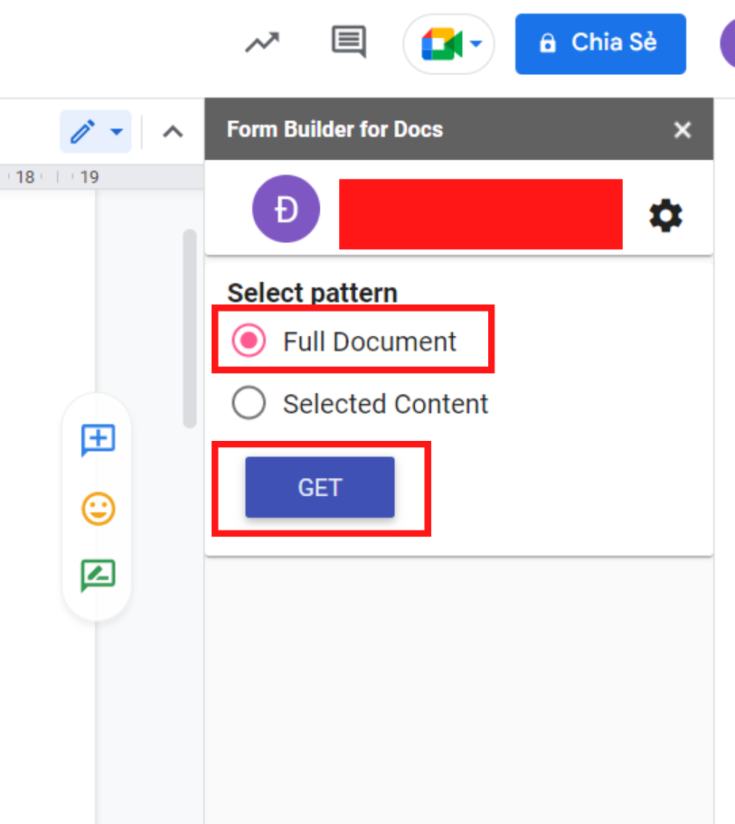 chuyển google form sang word