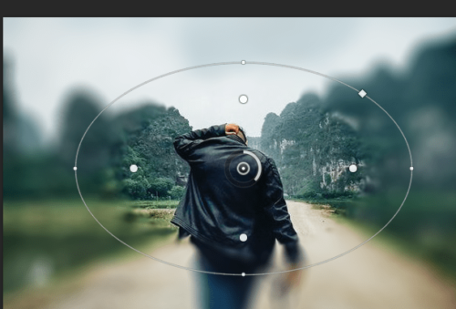 làm mờ ảnh bằng photoshop