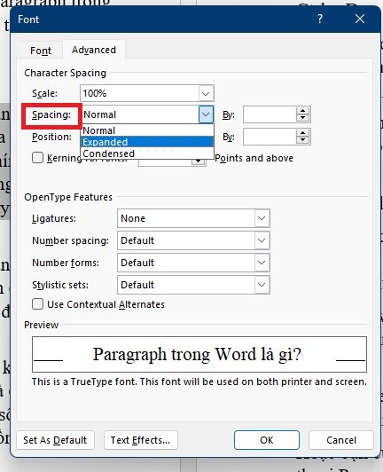 paragraph trong word là gì