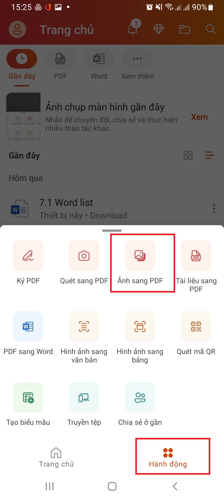 scan từ ảnh sang word