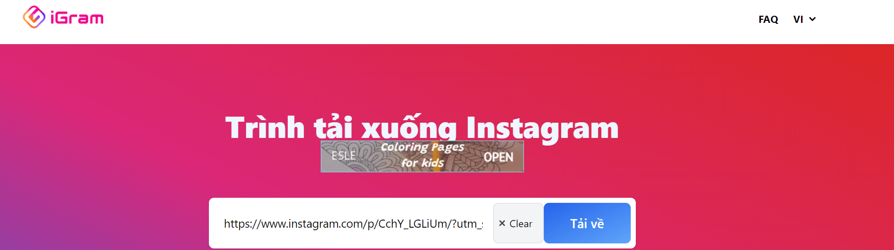 tải ảnh trên instagram về điện thoại