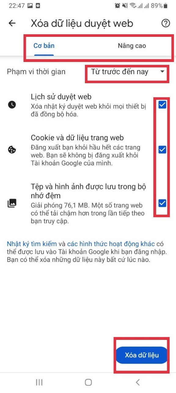xoá cache là gì