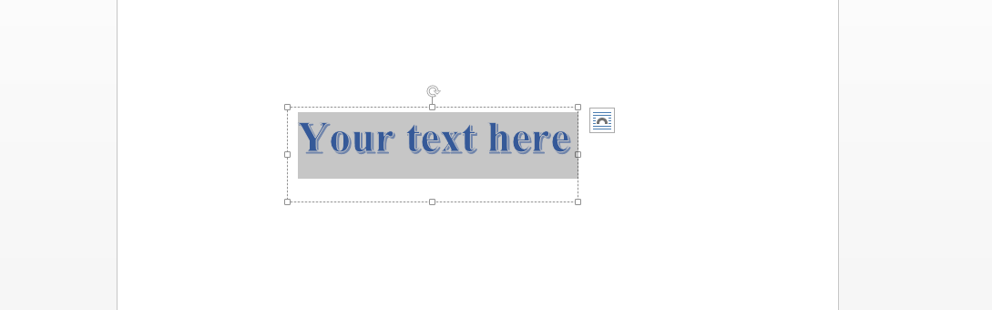 Tạo chữ nghệ thuật trong Word