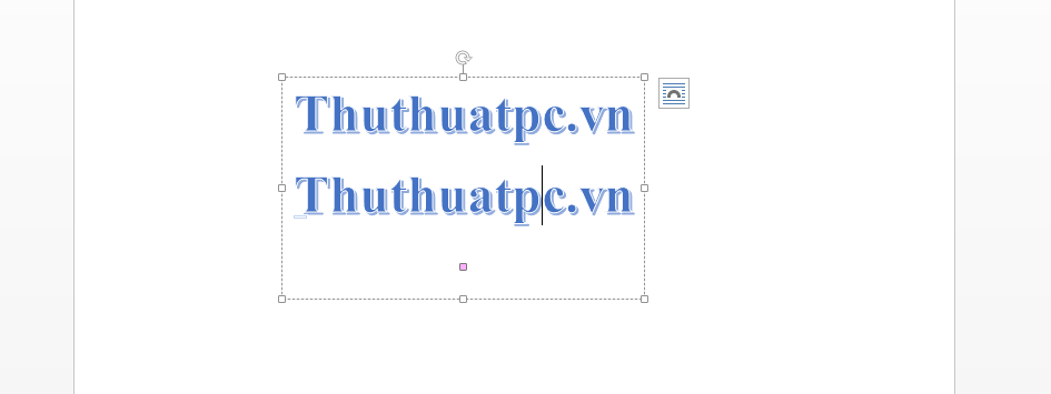 Tạo chữ nghệ thuật trong Word