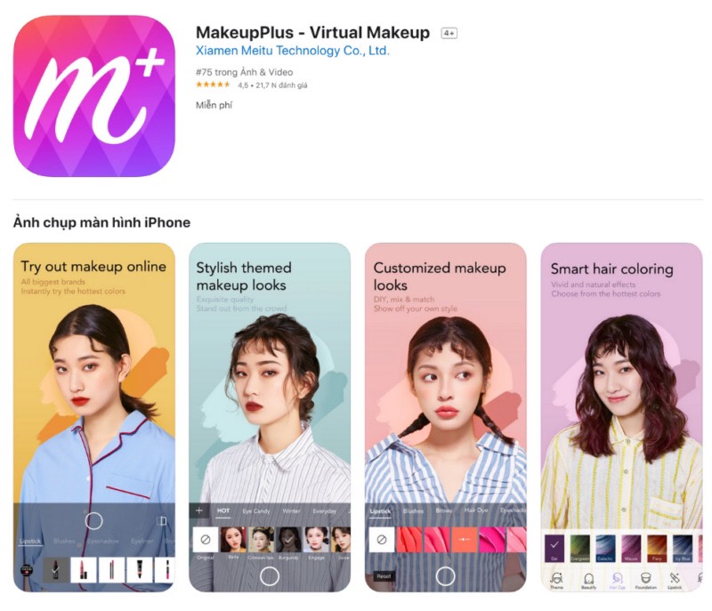 app chỉnh sửa ảnh Trung Quốc