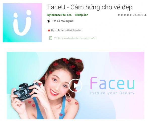 app chỉnh sửa ảnh Trung Quốc