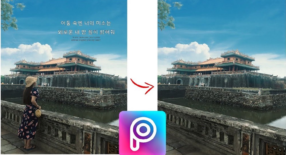 app xoá người