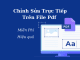 cách chỉnh sửa trực tiếp trên file pdf