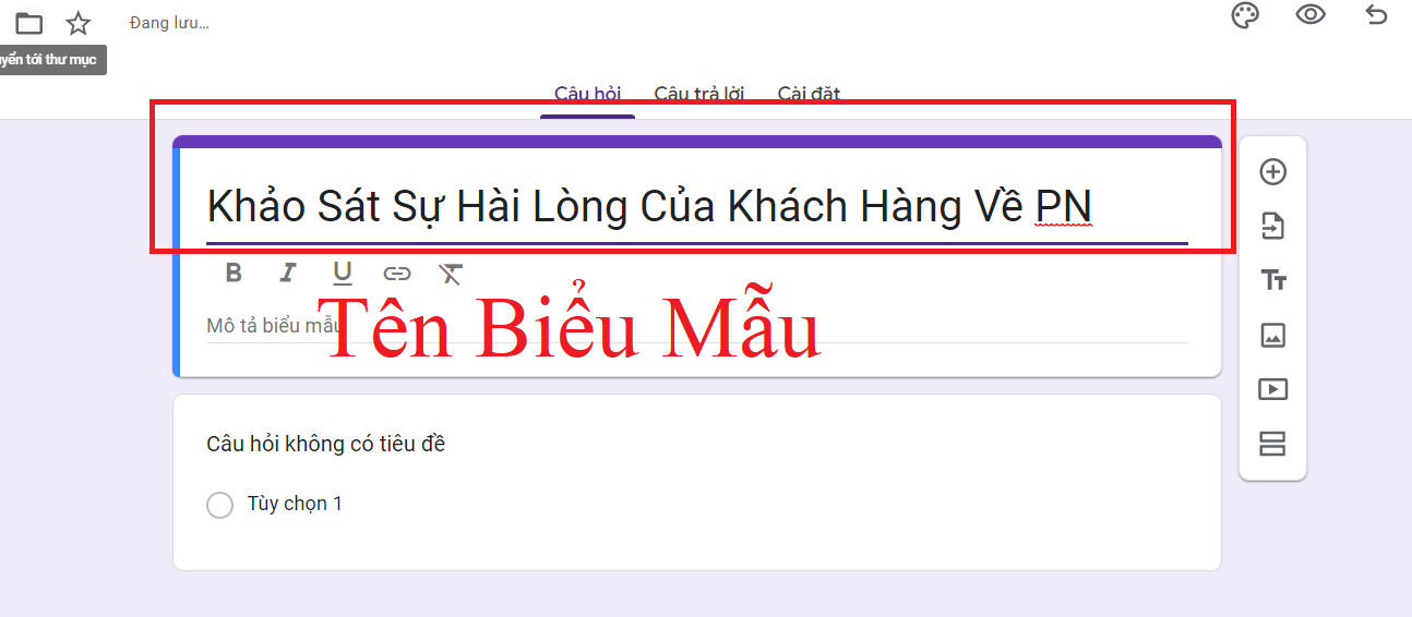 cách tạo google biểu mẫu trên điện thoại