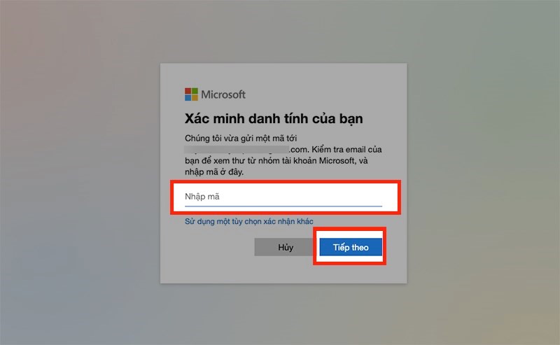 cách tạo mật khẩu microsoft