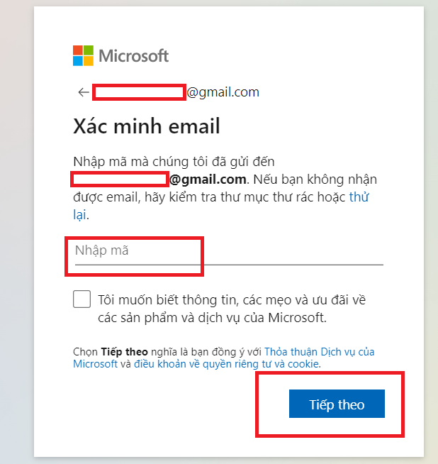 cách tạo mật khẩu microsoft