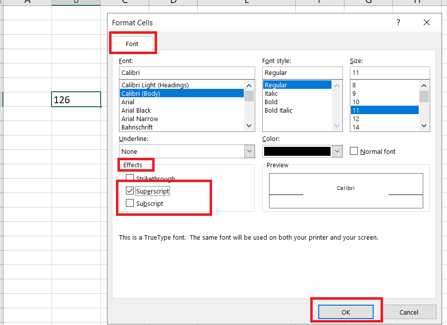 cách tính mũ trong excel