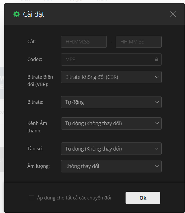 chuyển mp4 sang mp3 trực tuyến