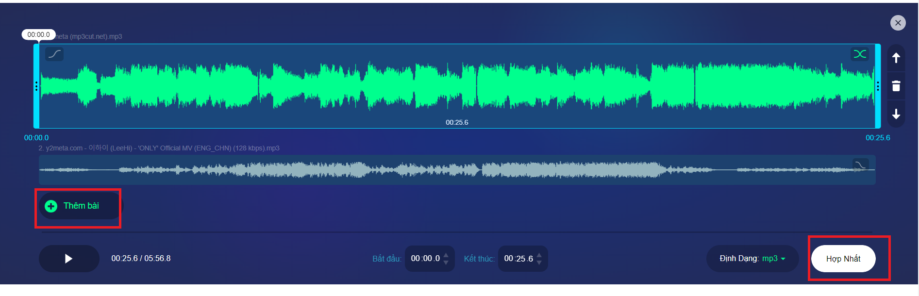 ghép file mp3