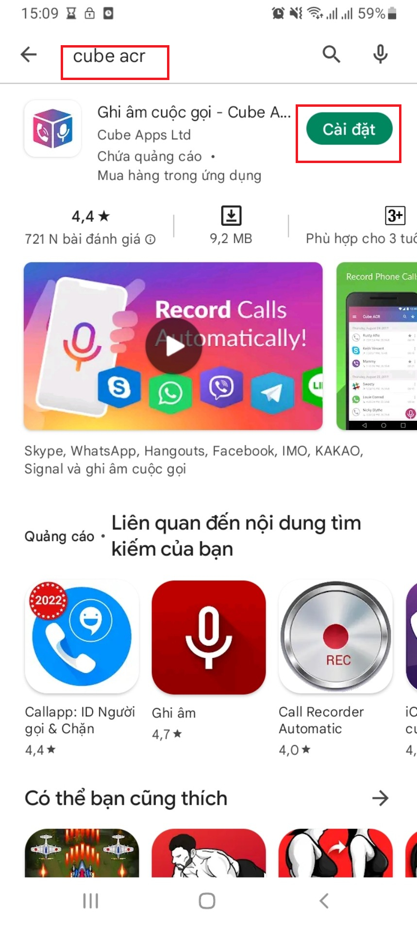 ghi âm cuộc gọi zalo