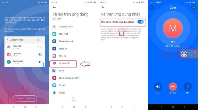 ghi âm cuộc gọi Zalo trên iPhone