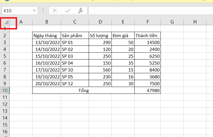 không cho chỉnh sửa trong excel