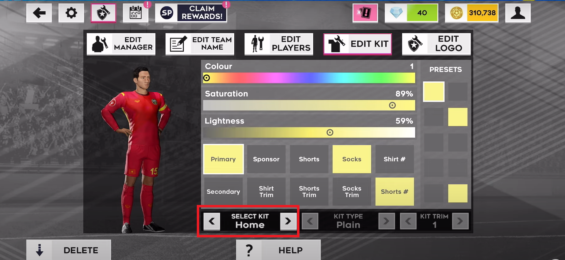 kit việt nam dream league soccer