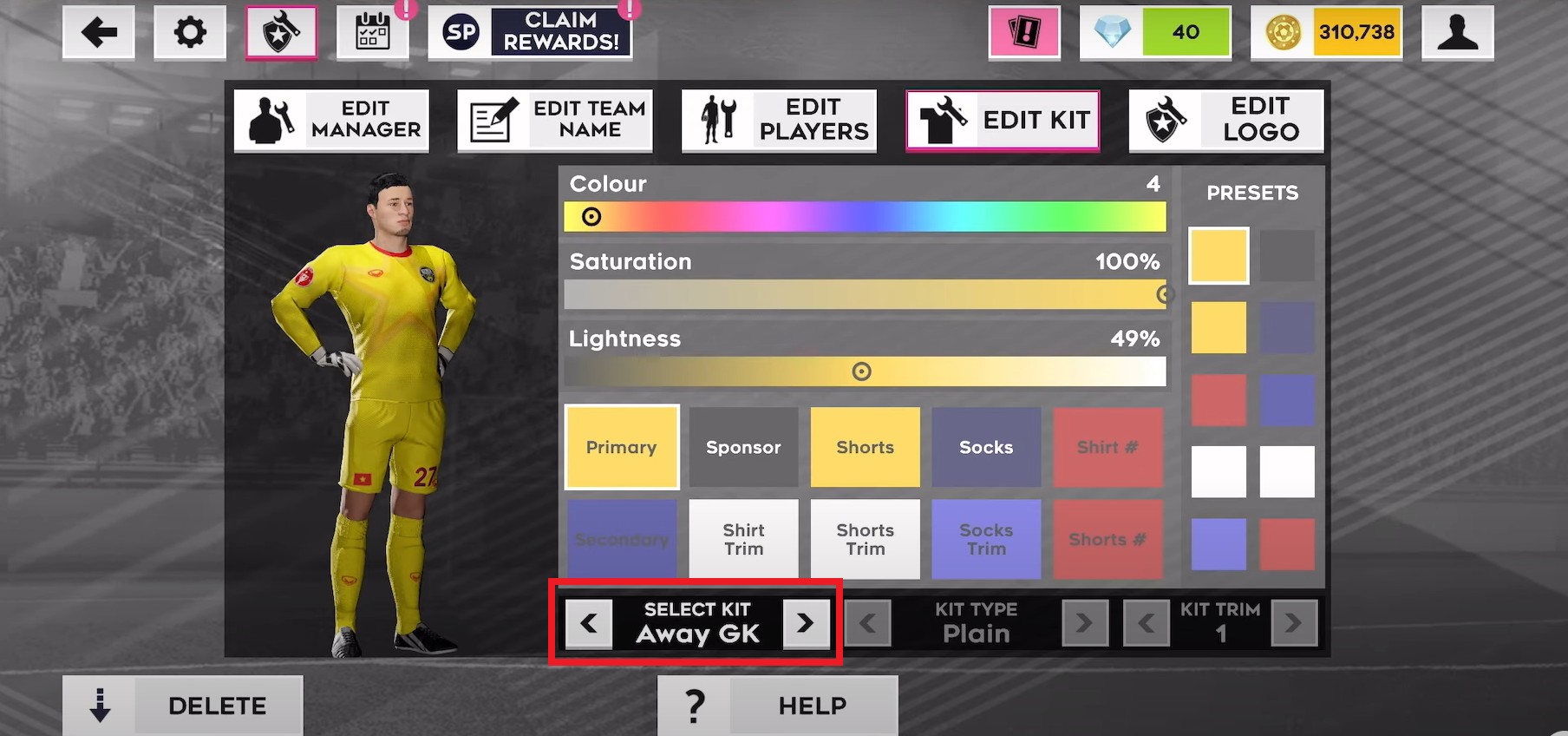 kit việt nam dream league soccer