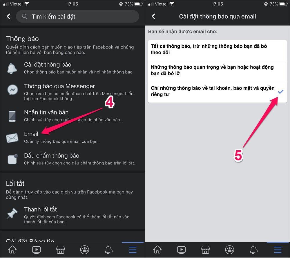 làm thế nào để tắt thông báo facebook trên gmail