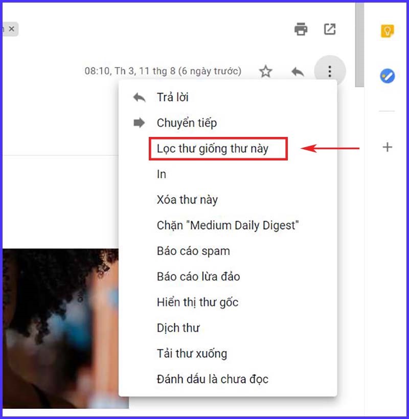 làm thế nào để tắt thông báo facebook trên gmail