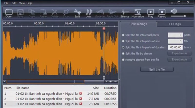 phần mềm cắt ghép nhạc đơn giản miễn phí