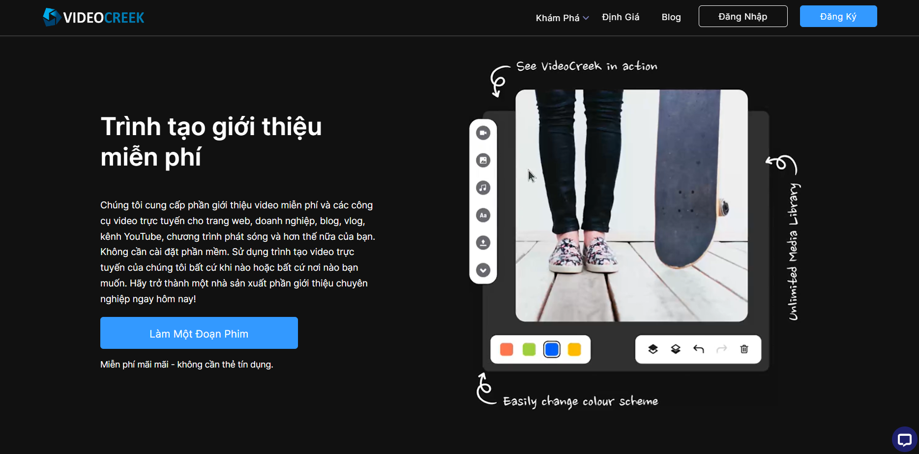 tạo video intro online miễn phí