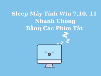 cách sleep máy tính nhanh