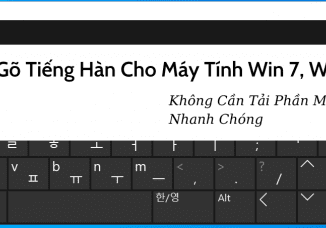 cài font tiếng hàn cho win 7 win 10