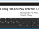 cài font tiếng hàn cho win 7 win 10