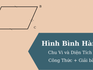 diện tích của hình bình hành