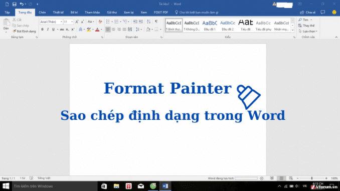 format-painter-trong-word format painter trong word
