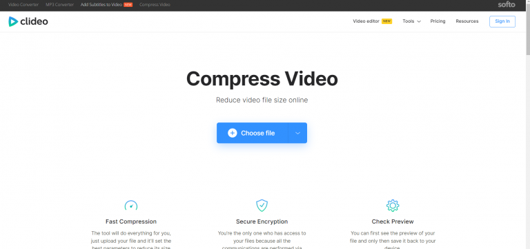 giảm dung lượng video online