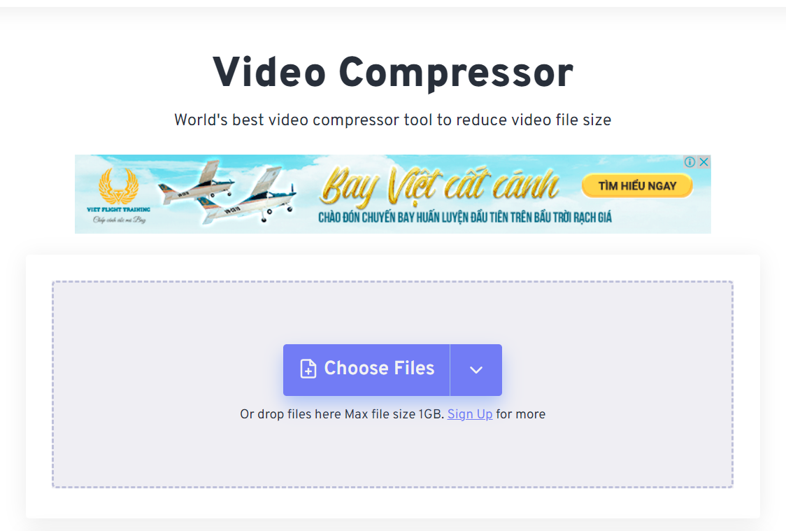 giảm dung lượng video online