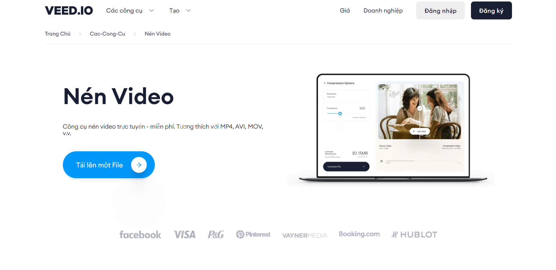 giảm dung lượng video online