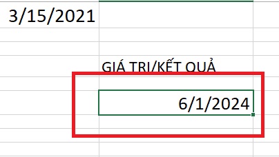 hàm DATE trong Excel