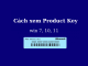 product key là gì