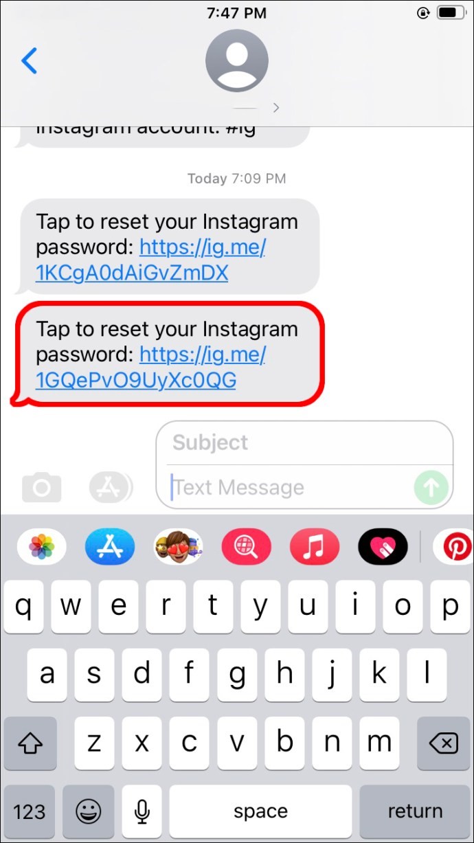 tài khoản instagram bị vô hiệu hóa