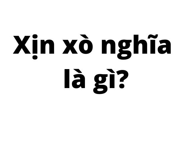 Xịn sò hay xịn xò
