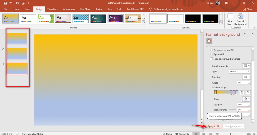 cách phối màu trong powerpoint