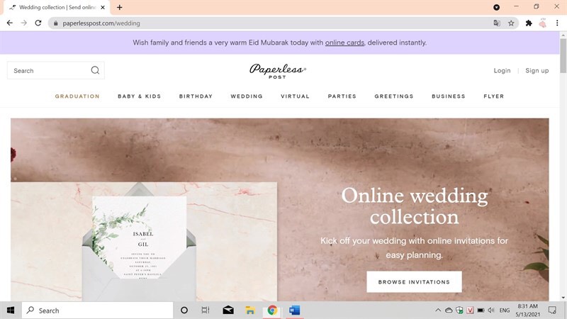 thiệp cưới online miễn phí