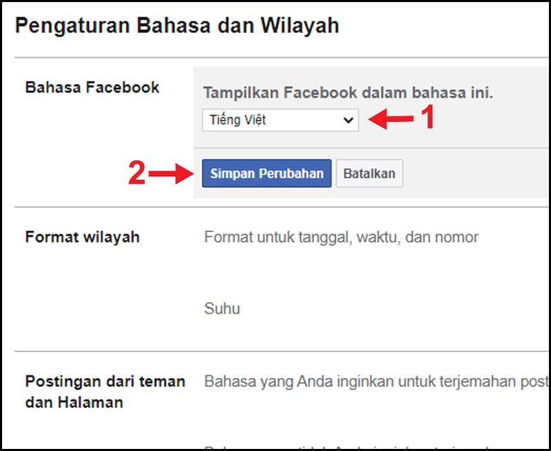 cách đổi tên Facebook 1 chữ