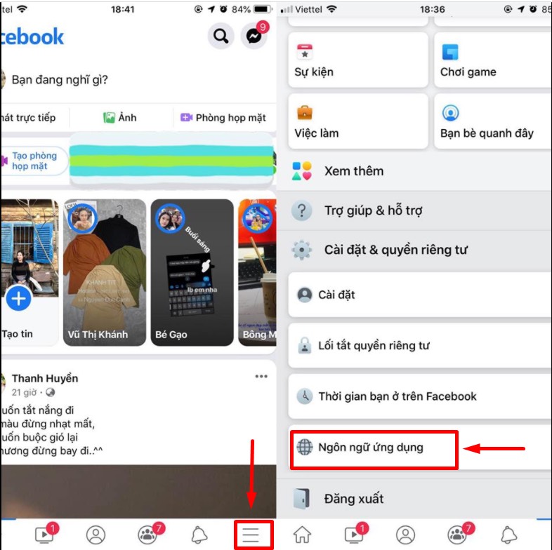 cách đổi tên Facebook 1 chữ