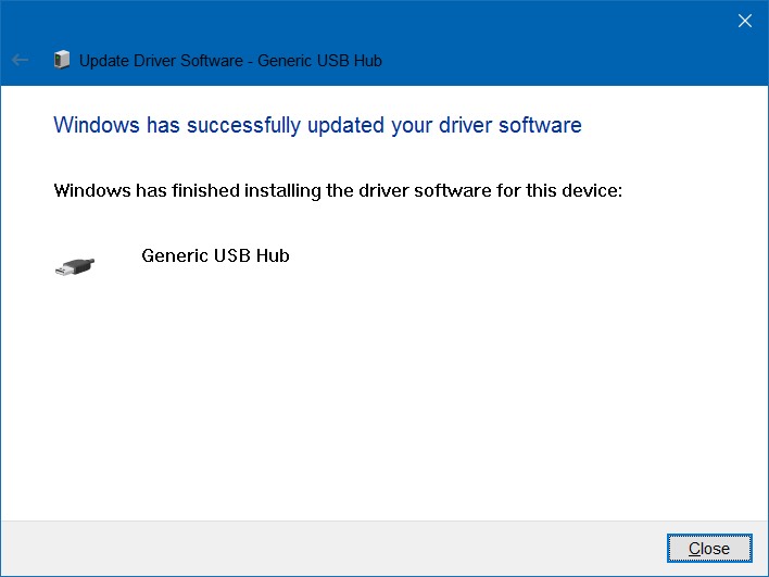 USB Device Not Recognized